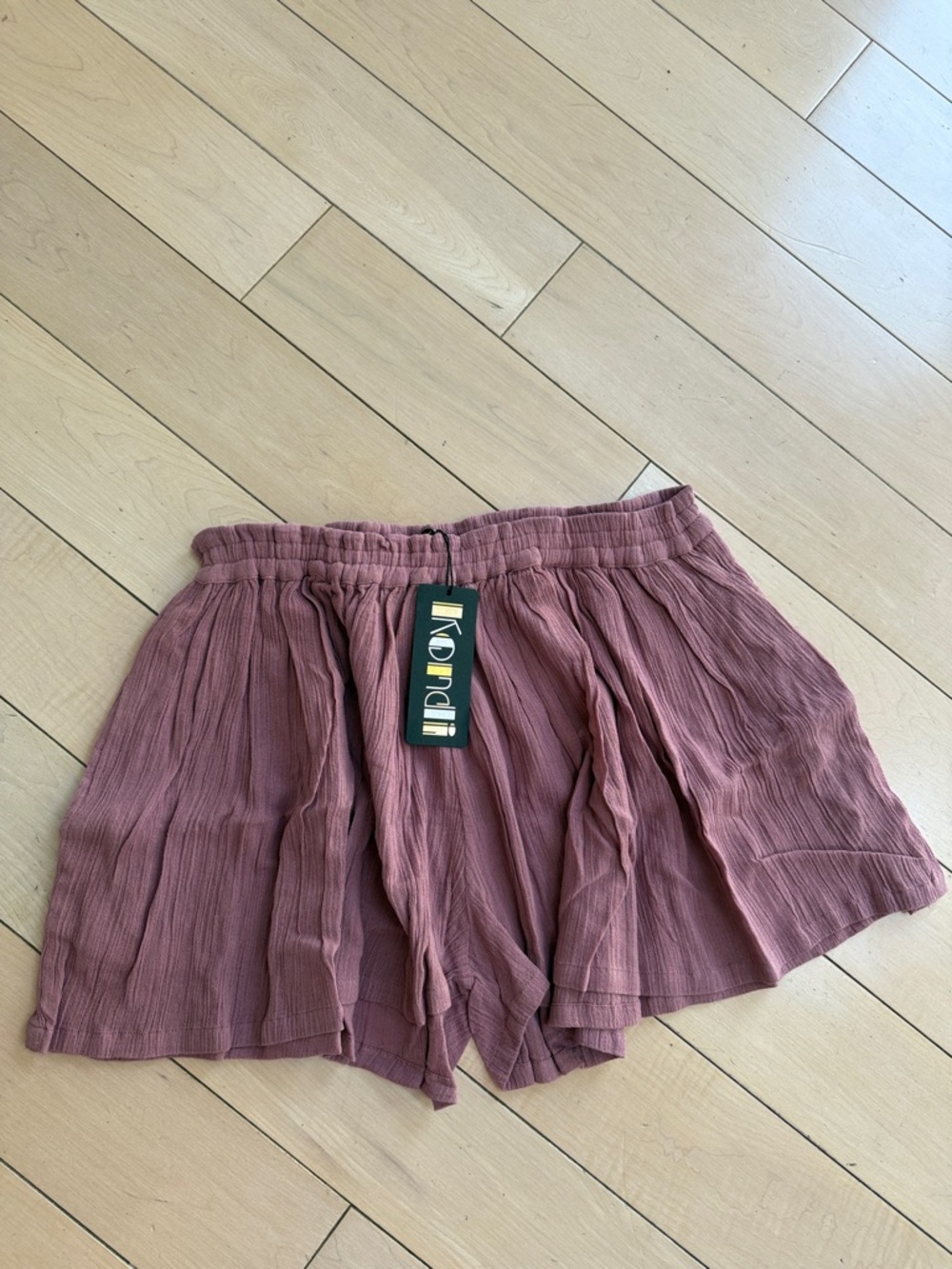 Suzie Kondi gauze dusty rose skort pockets M